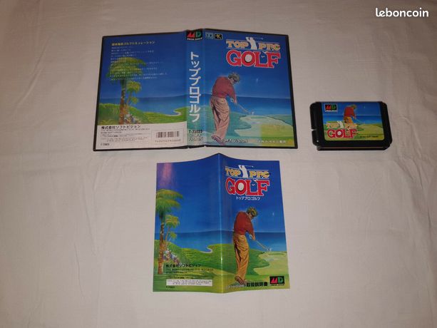Séga mégadrive en boite jap TOP PRO GOLF 1