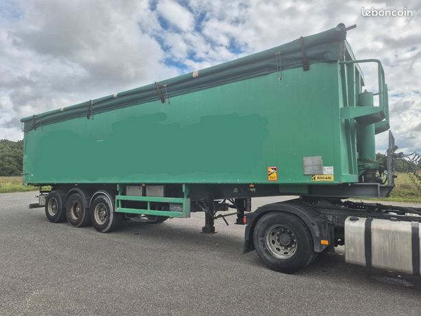 Semi remorque samro benne ferraille