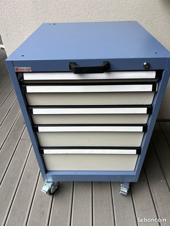 Servante d'atelier mobile TIRO-CLAS 5 tiroirs