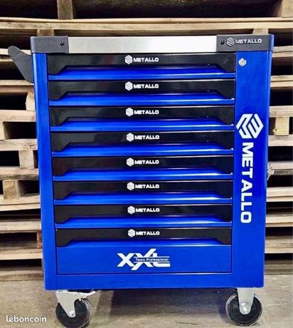 Servante d’atelier XXL 8 tiroirs pleins nouveau model 2025