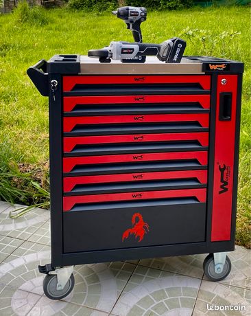 Servante d’atelier XXL Outils professionnel Chrome vanadium Doublé 🇫🇷