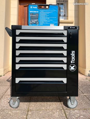 Servante King Tools 7 tirroirs pleins 400 pcs