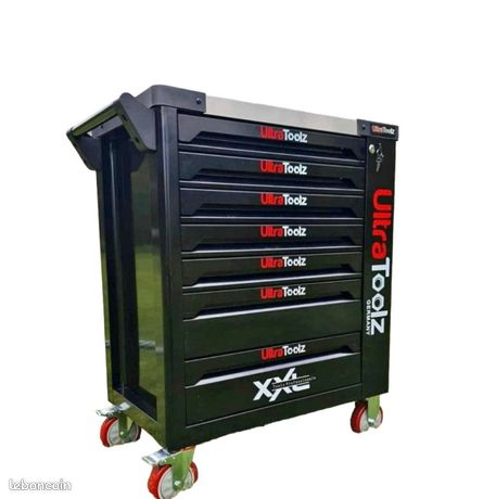 SERVANTE XXL 7 TIROIRS ÉQUIPÉS D'OUTILS+ clé pneumatique 🇫🇷