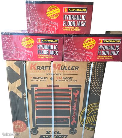 Servante XXL nouvelle édition avec Cric Offert