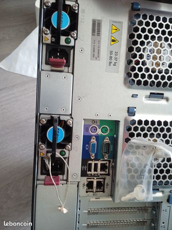 Serveur hp proliant 6 baies de disque dur