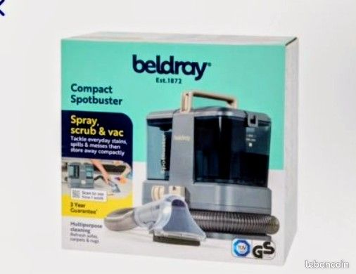 Shampouineuse BELDRAY 330W Nettoyeur moquette et tapis