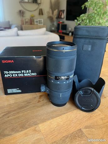 Sigma 70-200 mm II APO EX DG Macro f2.8 monture Canon
