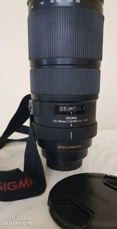 Sigma EX 120-300mm D f/2.8 APO DG OS HSM filtre UV+ PS monture Canon