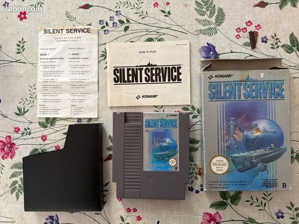 Silent Service NES Jeu Complet Original Konami