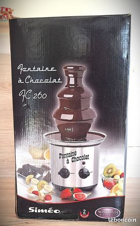 SIMEO FC260 Fontaine à chocolat AVEC SA NOTICE Idéale pour des goûters, mariages