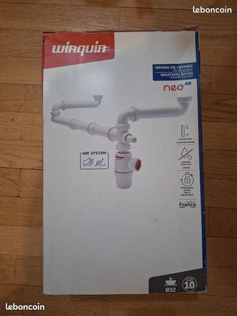 Siphon double vasque
