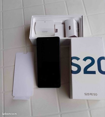 Smartphone Samsung Galaxy S20 FE 5G écran 65" 128Go Bleu boite 2024