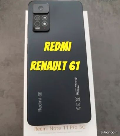 Smartphone Xiaomi Redmi note 11 Pro 5G 128GB gris foncé