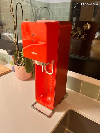Sodastream alu brossé rouge