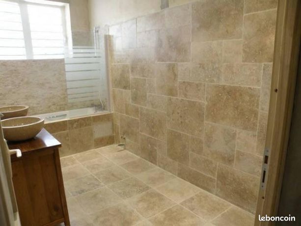 Sol en travertin France