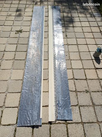 Solin beige grillage bavette plomb Long.2 m