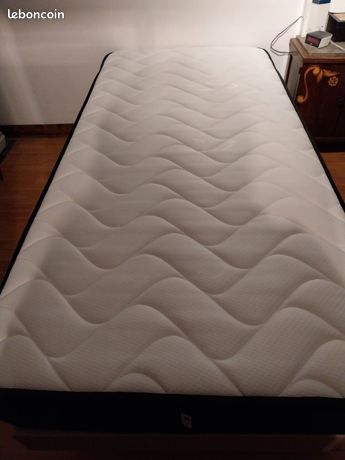 Sommier 90x190 chêne clair