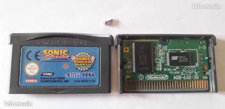 Sonic Advance + Pinball Party BE- / Envoi Suivi 2/4 Jours 1.92E pour 1 / 3.31E pour 4 ADV + 2 Game Boy ou Color / Mondial Relay 500 grammes 3.49 valable pour 40 jeux Advance
