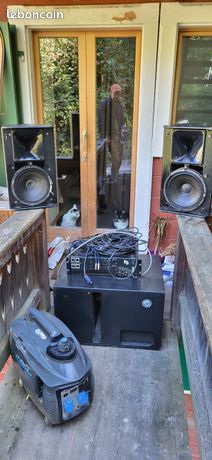 Sono nexo ps10 complète + groupe électrogène 2500w