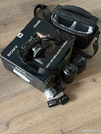 Sony Alpha 6400 ➕3 objectifs➕2 cadeaux🎁