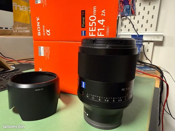 Sony Zeiss planar 50mm f/1.4 parfait état