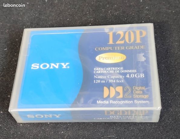 Sony Computer Grade Data Cartridge 4GB DGD120P SOUS FILM