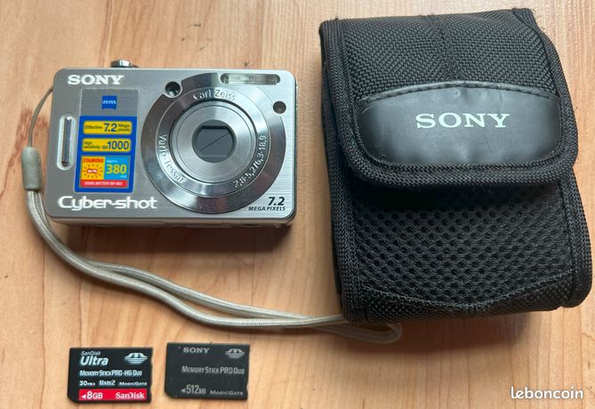 Sony Cybershot DSC-W55 7.2 Compact, performant et zoom vraiment supérieur