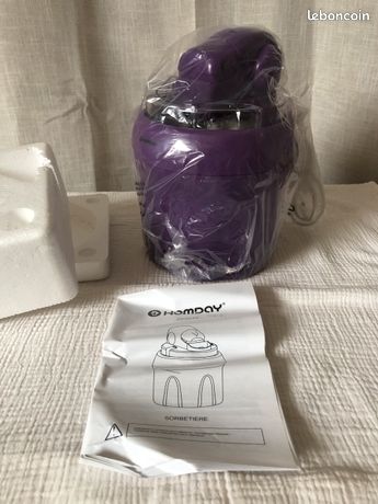 Sorbetière violet 15 L HOMDAY