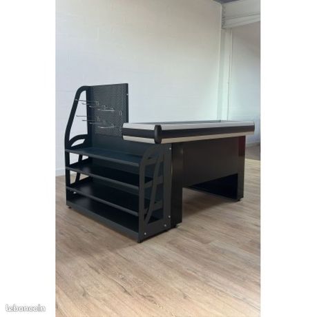 Sortie de caisse comptoir caisse meuble de caisse supermarché magasin