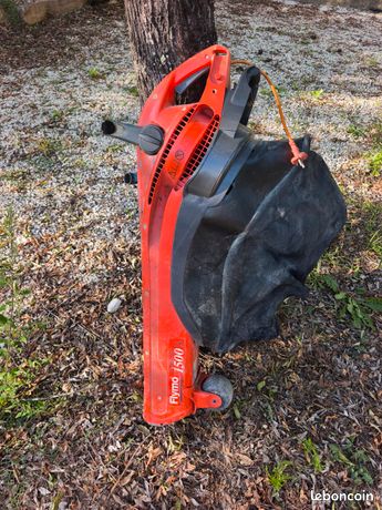 Soufleur aspirateur broyeur feuille flymo