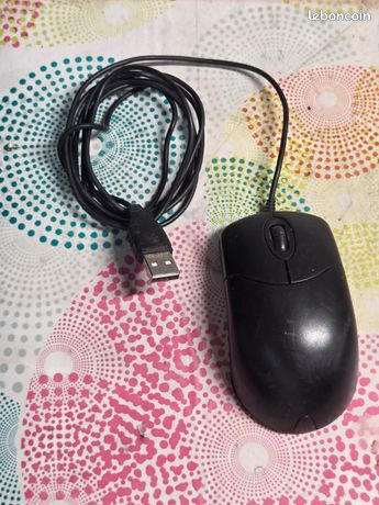 Souris filaire RTM 019, 3D Optical Mouse 5V, 100mA pour ordinateur, pc fixe et pc portable