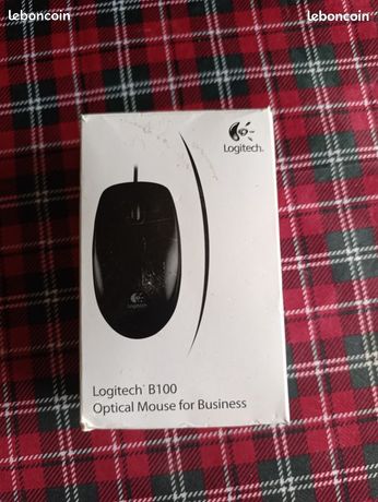 Souris optique Logitech B100 pour entreprise