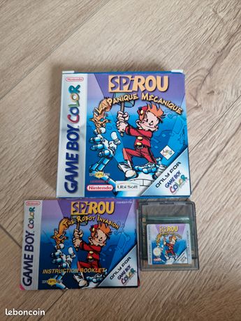 Spirou la panique mécanique gameboy color