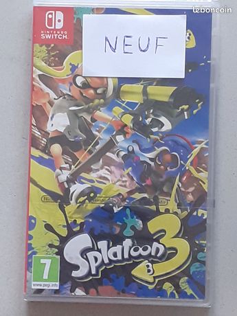 Splatoon 3 switch SOUS BLISTER