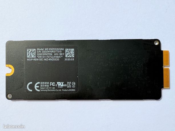 SSD Apple MZ-KNZ0320/0A6