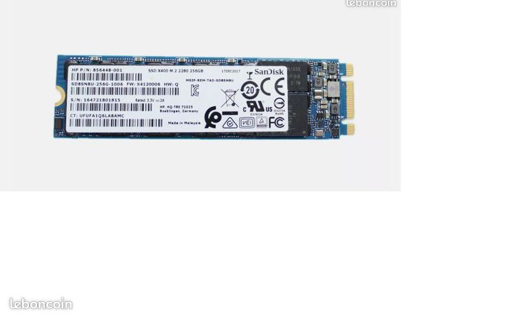 SSD Sandisk X400 256GB M.2 2280 M.2 SATA