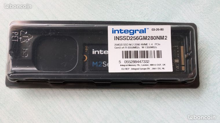 Ssd m2 2280 integral 256