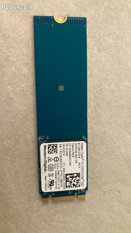 SSD NVME Western Digital CL SN520 256 Go, M.2 2280 SDAPNUW-256G PCIe Gen3 x2 NVMe v1.3