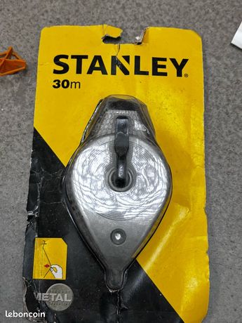 Stanley cordeau traceur 30m en métal neuf sous blister