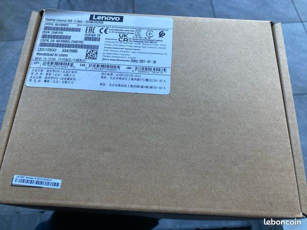 Station daccueil Lenovo Thinkpad universelle USB-C
