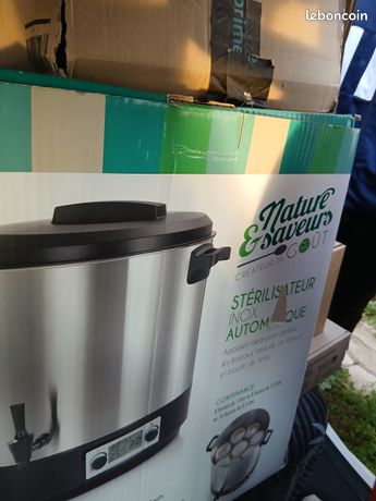 Stérilisateur électrique 31l inox nature et saveur