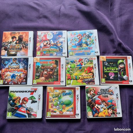 Super jeux Nintendo 3ds au choix ou les 2