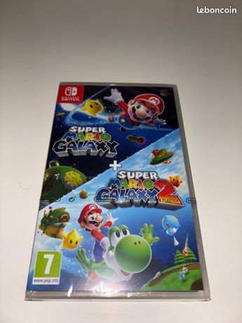 Super Mario galaxy+ super Mario galaxy 2 blister/neuf
