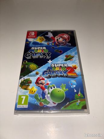 Super Mario galaxy+ super Mario galaxy 2 blister / neuf