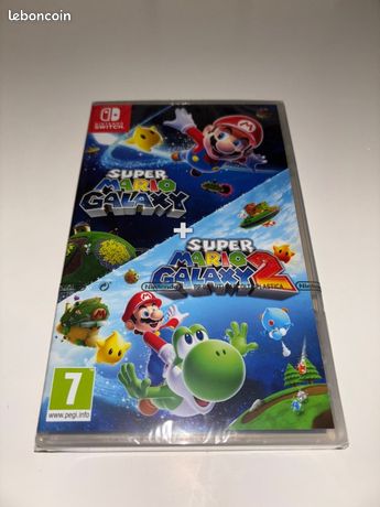 Super Mario galaxy+ super Mario galaxy 2 exclu Neuf