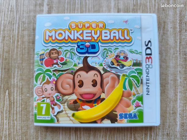 Super Monkey Ball 3D sur 3DS complet en boite
