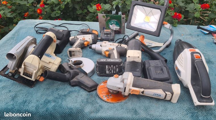 Superbe lot dexter 18v