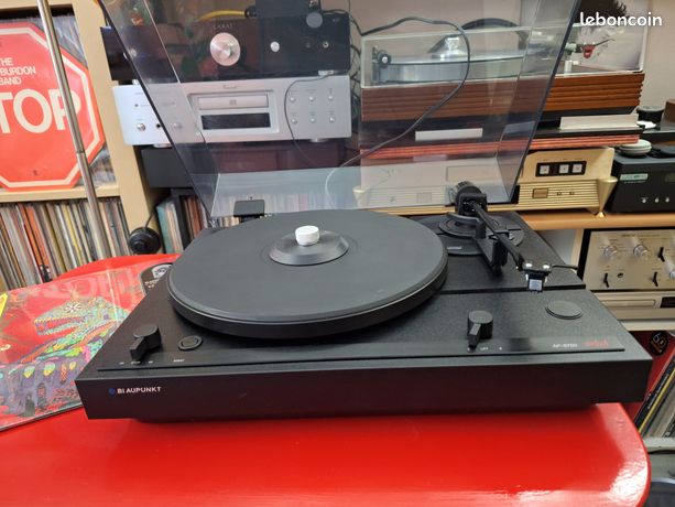 et platine vinyle GERMAN AUDIOPHILE 80' BLAUPUNKT ( by THORENS) AP 6750 ARTECH, SEMI-AUTOMATIQUE, cellule AUDIO TECHNICA AT 72 K