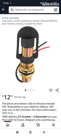 SUPPORT DE FEU Gyrophare AVEC CÂBLE