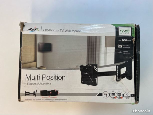 Support mural TV / AVF Multi Position 12 à 25 pouces AVF Multi-Position TV Wall Mount 12-25